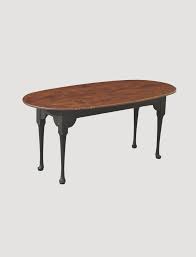 The bespoke coffee table pairs well in any setting and will surely brighten any room it's in. Tiger Maple Oval Coffee Table Colonial Tables Nana S Farmhouse Nana S Farmhouse
