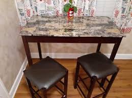 This set features an elegant rectangular table on long sturdy legs with two backless counter height stools with padded, black faux leather upholstered seats. Linon Lancer 3 Piece Casual Dining Tavern Set 25 Seat Height Espresso Finish With Black Fabric Walmart Com Walmart Com