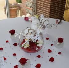 Pour la décoration mariage, la deco de baptême ou celle d'un anniversaire de mariage, découvrez des idées. Decoration Centre De Table Florale Mariage