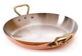 Tin Lined Round Copper Pan 6 3 Mauviel Copper Cookware Copper