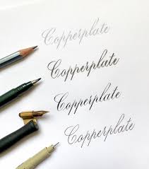Benjawan On Instagram Copperplate Calligraphy In Different Versions Of Tools Someone Just Asked Me If Only Pointed P In 2020 Copperplate Calligraphy Pointed Pen Pen
