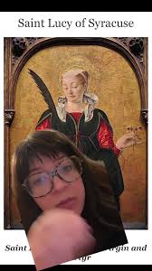 👁️ 👁️ #catholic #catholicism #folkcatholicism #saintwork #saints  #saintlucy #nun #thenun2