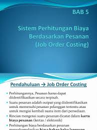 Contoh soal perhitungan job order costing. Carter Ch5 Job Order Costing Pdf
