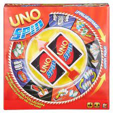 Lleva a casa fácil y rápido juego de mesa uno spin. Game Uno Spin Mattel Alkosto