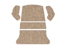 Vw Rear Carpet Kit 5 Piece Set Oatmeal Loop Beetle 1965 1972 Vw Parts Jbugs Com