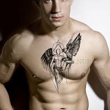 Autocollant De Tatouage Temporaire Etanche Cool Ailes D Aigle Ange Faux Tatouage Flash Jambes Bras Ventre Pour Fille Femme Et Homme Aliexpress