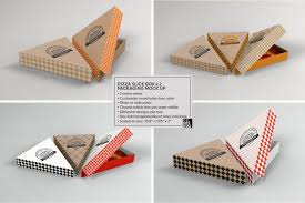 Pizza Slice Box V 2 Packaging Mockup Food Box Packaging Packaging Mockup Free Packaging Mockup