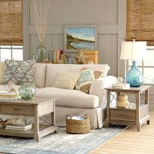 Sandy Beige Blue Living Room Birch Lane Coastal Decorating Living Room Coastal Style Living Room Beach Living Room