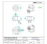 RM8 bobbin fortransformer High Frequency bobbin transformer ...