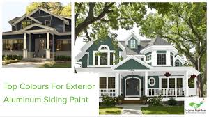 I'm painting the outside of my house below the white siding. Top Colours For Exterior Aluminum Siding Paint Home Painters Toronto