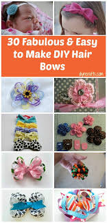See more ideas about cute bows, bows, hair bows. 30 Fabulous And Easy To Make Diy Hair Bows Diy Hair Bows Diy Bow Bows