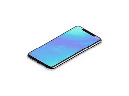 Iphone X Isometric Mockup Free Clay Free Mockup Free Mockup Iphone Web Design Mockup