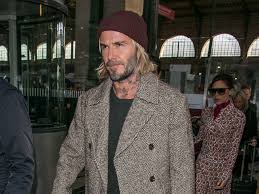 David beckham wanted to show he could pull off any look and did it this time with long hair. David Beckham Transforms Into Kurt Cobain With Long Hair And A Scruffy Beard In Paris Vogue