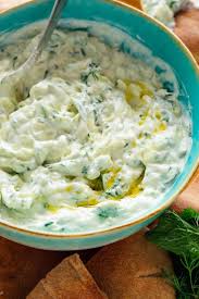 Tzatziki Recipe Greek Cucumber Yogurt Sauce Cookie And Kate In 2020 Tzatziki Recipes Cucumber Yogurt Greek Yogurt Recipes