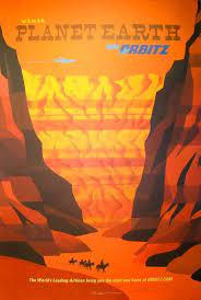 In 2000 The Internet Travel Company Orbitz Hired David Klein To Recreate The Golden Age Posters Of The Early Jet Age Travel Posters Original Travel Orbitz