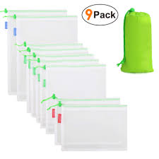 Check spelling or type a new query. Reusable Produce Bags Eco Friendly Shopping Bags 9pcs Zero Waste Grocery Bags For Fruits Vegetables Plastic Free Mesh Food Toys Storage Packs Machine Washable 100 Food Contact Buy Online In Bahamas At Bahamas Desertcart Com Productid
