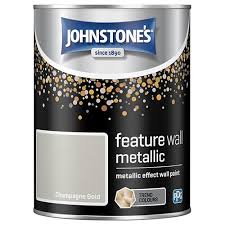 You can use different kinds of techniques in order to get a glitter wall. Feature Wall Metallic Paint