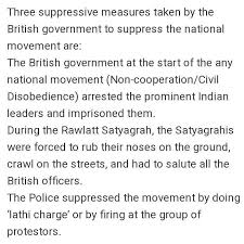 Which Suppresive Measures Were Adopted By British Government After Second Round Table Conference Brainly In