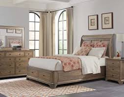 Cresent Fine Furniture Gunnison 4pc Sleigh Storage Bedroom Set In Cobblestone Bedroom Furniture Sets Furniture Rustic Bedroom Furniture