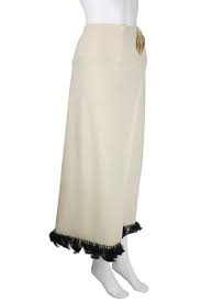Short knit jersey cotton tie dye wrap around skirt in pink and blue bohoskirtsstop 5 out of 5 stars (1,797) $ 28.99 free. 1990s John Galliano Cream Knit Wrap Skirt With Green Beads And Black Feathers For Sale At 1stdibs