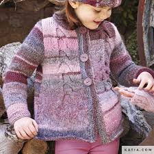 Webs has a wide range of free knitting patterns available, including a multitude of blanket, garment, and accessory projects. Jacket Kids Autumn Winter Models Patterns Katia Com