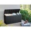 71gal Comfy Outdoor Storage Deck Box Brown Keter Outdoor Deck Storage Box Deck Box Storage Outdoor Storage Box