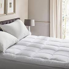 Sheone Mattress Padquilted Fitted Mattress Topper Premium Hypoallergenic Hotel Luxury Collection Fluffy Go Mattress Covers Bedroom Inspirations Mattress Topper