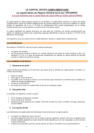 Maybe you would like to learn more about one of these? Calameo Rg Capital Deces Complementaire Ircantec Cdg Ain 01