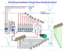 Dp allows to control the electric supply of your home. Rcd Wiring Installation In Single Phase Distribution Board Electricalonline4u
