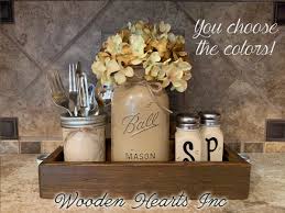 Kitchen Jars Set Centerpiece Table Jar 5 Pc Antique Wood Tray Mini Quilted Quart Vase Flower Salt Pepper Shakers Mason Ball Distressed Set of two wheelthrown mugs with handbuilt detailing that turns them into salt and pepper shakers. kitchen jars set centerpiece table jar