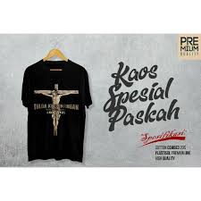 Cari produk kaos pria lainnya di tokopedia. Kaos Rohani Kristen Edisi Paskah Shopee Indonesia