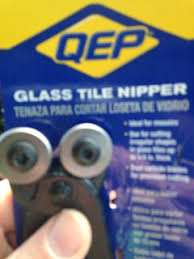 You will need to apply a fair amount of force to get the nippers to cut through the glass tile, so. Cutting Glass Mosaic Tiles Help