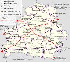Collection of detailed maps of belarus. Belarusian Railway Wikipedia