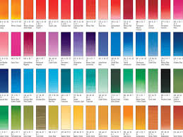 Winsor Et Newton Nuancier Aquarelle Extrafine Farbe Farbkarte Farbmischtabelle Aquarell