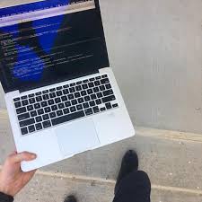 Workplace Coding Notebook Macbook Css Php Java Website Code Desk Setup Setupgamming Setupcoding Desksetup Di 2020 Coding Desain
