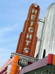 Old Houston Heights Theatre Located In One Of My Favorite Houston Neighborhoods Great Shopping Downtown Houston Historic Houston Houston Heights