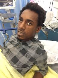 the bandit wounded in the robbery at Savi's Jewelry Couva. Mark Antonio  Gibbs. It was two of them the security guard shot both of them the other  one is dead.