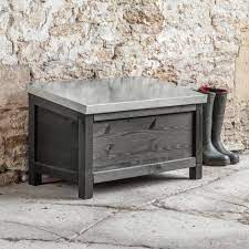 Buy moreton outdoor storage box from garden trading: Garden Trading Moreton Outdoor Storage Box Black By Design