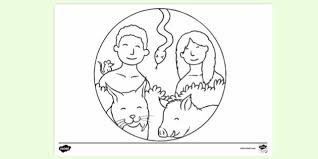 There are tons of great resources for free printable color pages online. Creation Story For Kids Colouring Page