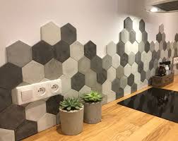 Tuiles Beton Hexagone Etsy Hexagon Tiles Decor Kitchen Decor