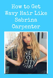 How To Get Wavy Hair Like Sabrina Carpenter Use These Step By Step Instructions To Get Wavy Hair Jus Diy Hairstyles Easy Diy Hairstyles Easy Party Hairstyles