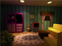 Wu lung's cat from next door. Cartoon Living Room Stage Set Cartoon Living Room Room Night Living Room Staging