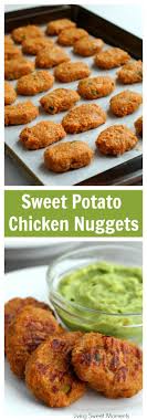 Sweet Potato Chicken Nuggets Whole 30 Paleo Recipe Healthy Snacks Recipes Easy Healthy Recipes Healthy Meals For Kids