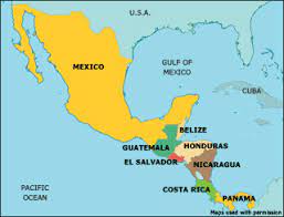 Mexico And Central America Central America Map Central America America Map