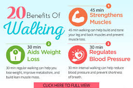 top 20 health benefits of walking daily