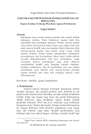 Mengatur hidup manusia agar lebih teratur dengan baik. Https Media Neliti Com Media Publications 177630 Id Faktor Faktor Penyebab Radikalisme Dalam Pdf