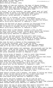 hymns and songs about heaven: the sands