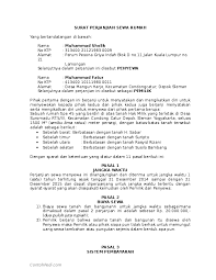 Surat perjanjian sewa rumah / kontrak rumah. Doc Contoh Surat Perjanjian Sewa Rumah Romauli Lestari Academia Edu