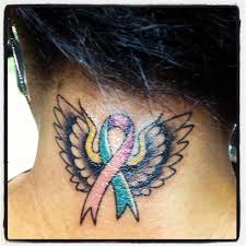 The good news is that most people who wear ribbons are understanding if you don't know which ribbon color goes with which cancer, as there are a lot. Endometrial Cancer Tattoos