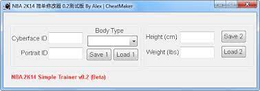 Nba 2k14 Simple Trainer Assign Cyberface Nba2k Org